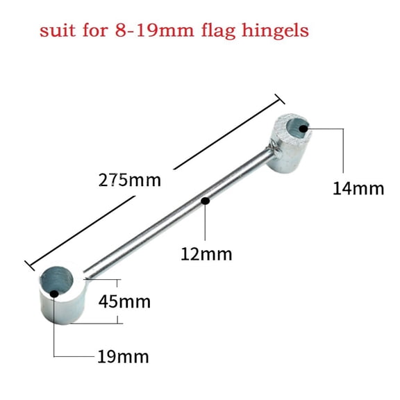 Door Hinge Adjustment Wrench Bender Hinges Gap Repair for 8-25mm flag hingles 8-19mm