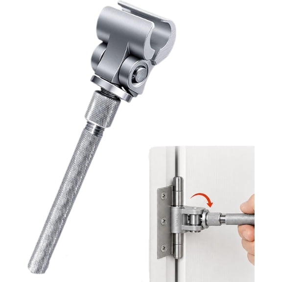 Door Hinge Adjustment Wrench, Universal Door Hinge Alignment Tool to Fix Sagging Doors, Cabinet (1pc)