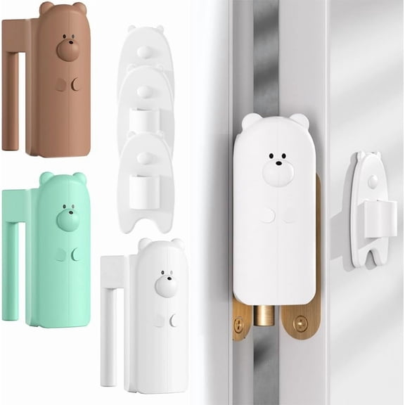 Door Hinge Cover - Door Pinch Guard,Hanging Silicone Pinch Guard and Anti Slam Stopper,Baby Proofing to Keep Open Stop from Slamming 3pcs