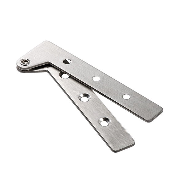 Door Hinge, Czzoypi 360 Degree Stainless Steel Rotating Hinge, Quiet Mute Brushed Finish Easy Installation for Doors Cabinets Windows Toolboxes