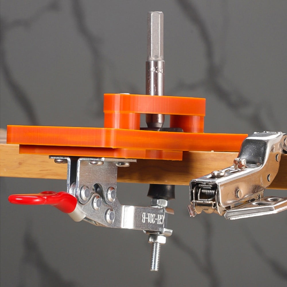 Door Hinge Drill Jig Cabinet Hinge Drill Guide Door Hinge Router ...
