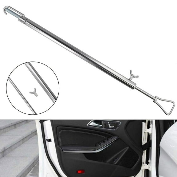 Door Hinge Holder Support Rod Length 45-75Cm Puller Hook Rod Silver Trunks Car Dent Repair Tools Car Accessories