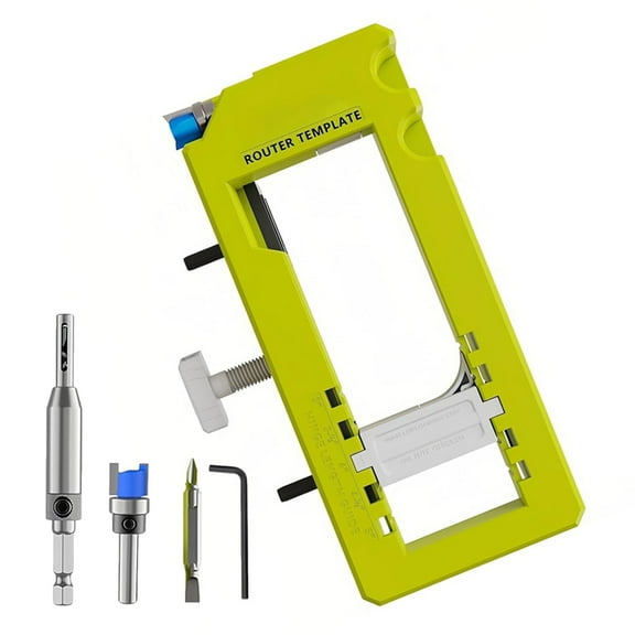 Door Hinge Jig Door Hinge Router Template for 3 Inch to 5 Inch Length and 1/4 Inch or 7/8 Inch Thickness for Doors Only
