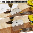 Door Hinge Mortiser Hinge Installation Kit for 3 Inch to 5Inch Hinges