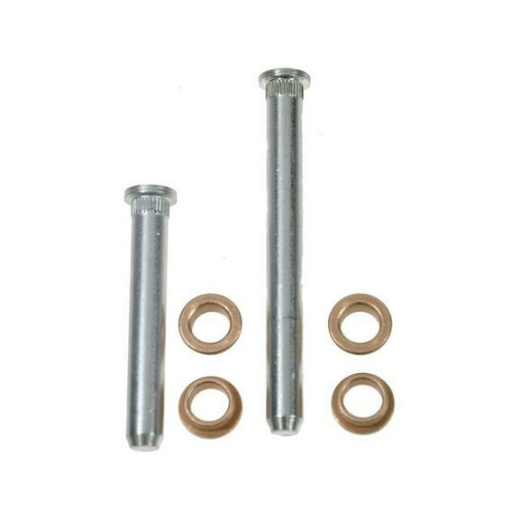Door Hinge Pin & Bushing Kit 6 Piece - Compatible with 1984 - 1993 Dodge D150 1985 1986 1987 1988 1989 1990 1991 1992