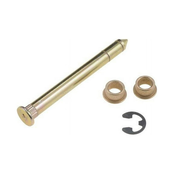 Door Hinge Pin & Bushing Kit - Compatible with 1980 - 1996 Ford F-250 1981 1982 1983 1984 1985 1986 1987 1988 1989 1990 1991 1992 1993 1994 1995