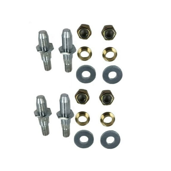 Door Hinge Pin & Bushing Kit - Compatible with 1999 - 2006 Chevy Silverado 1500 Crew Cab Pickup 2000 2001 2002 2003 2004 2005