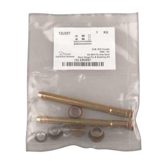 Door Hinge Pin/Bushing Kit, GM S10, 8 Pc 9833