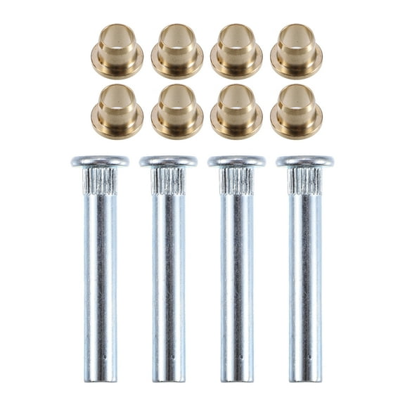 Unique Bargains Door Hinge Pin Bushing Repair Kit Replacement Fit for Nissan D21 80406V5002 Silver Tone Gold Tone 1 Set