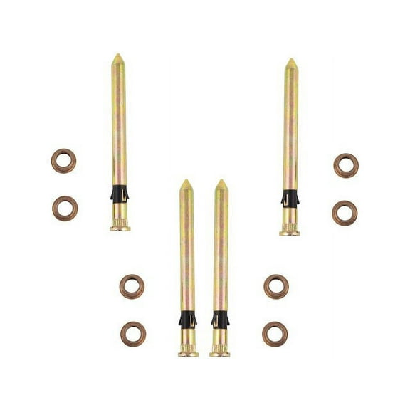 Door Hinge Pin and Bushing Kit 12 Piece - Compatible with 1992 - 1993 GMC Typhoon