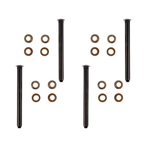 Door Hinge Pin and Bushing Kit - Compatible with 1979 - 1986 GMC C2500 1980 1981 1982 1983 1984 1985