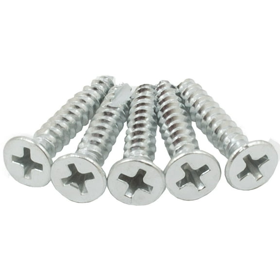 Door Hinge Screws, #9 x 1", 800-Pack, Satin Chrome by Stone Harbor Hardware