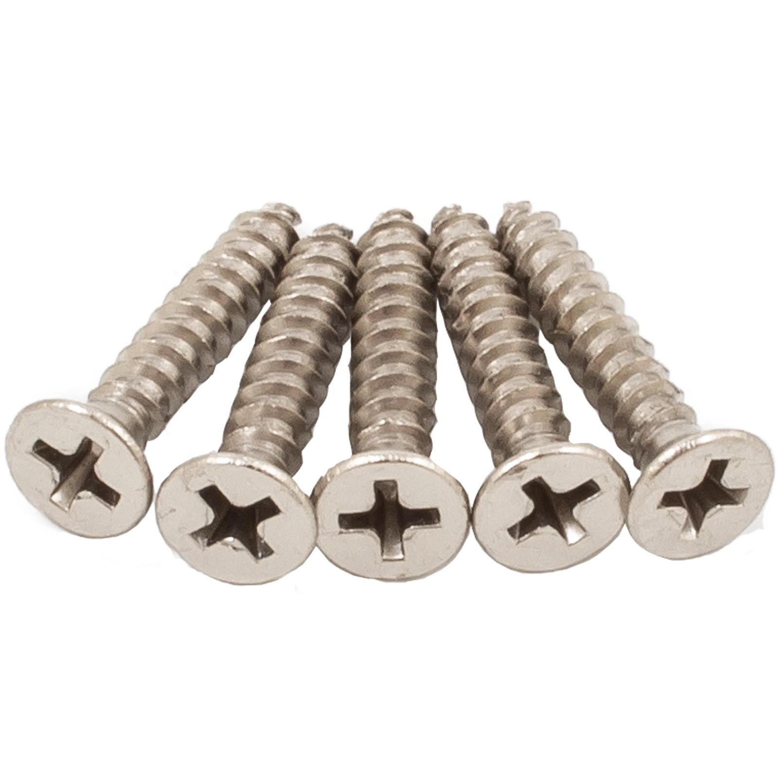 Door Hinge Screws, #9 x 1", 800-Pack, Satin Nickel by Stone Harbor Hardware