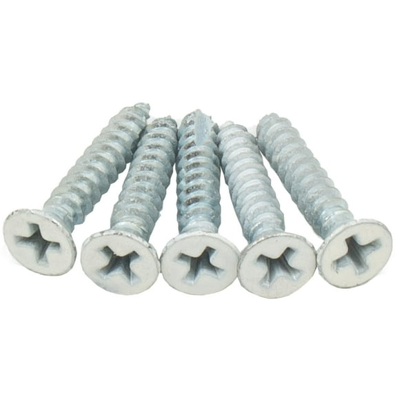 Door Hinge Screws, #9 x 1", 800-Pack, White by Stone Harbor Hardware