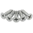 thumbnail image 1 of Door Hinge Screws, #9 x 3/4", 600-Pack, Satin Chrome by Stone Harbor Hardware, 1 of 1