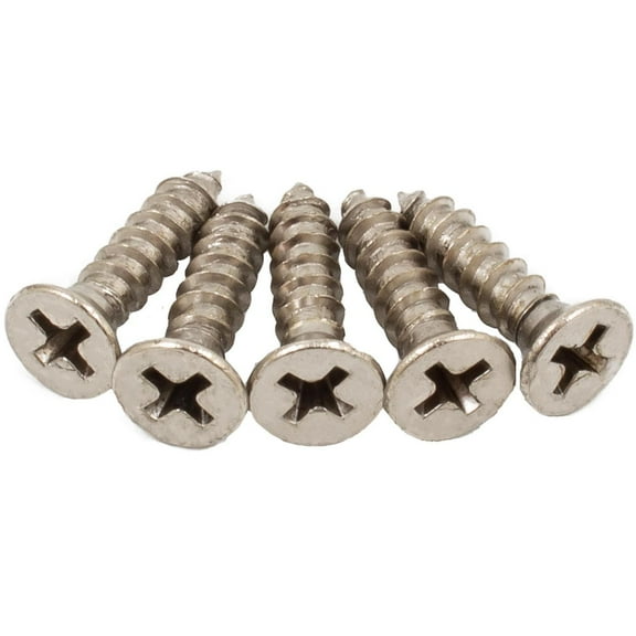 Door Hinge Screws, #9 x 3/4", 800-Pack, Satin Nickel by Stone Harbor Hardware