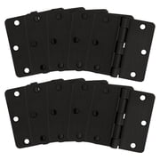 Design House 10-Pack 3.5" H x .25" Radius Butterfly Interior/Exterior Door Hinges, Oil Rubbed Bronze