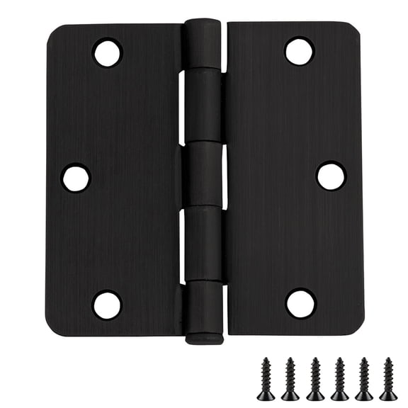 Design House Heavy Duty Steel 3.5" x 3.5" Interior Door Hardware Hinges (3-Pack)