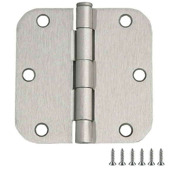 Design House Steel Rounded Standard Fit Interior Door Hinges (6-Pack)