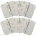 thumbnail image 1 of Design House 6-Pack 4" H x .625" Radius Butterfly Interior/Exterior Door Hinges, Satin Nickel, 1 of 14