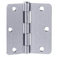 thumbnail image 1 of Design House 9-Pack 3.5" H x .625" Radius Butterfly Interior/Exterior Door Hinges, Brushed Chrome, 1 of 13