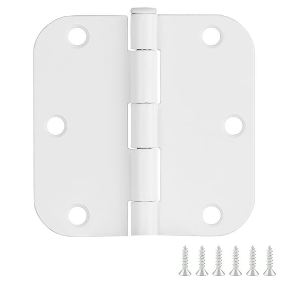 Design House 9-Pack 3.5" H x .625" Radius Butterfly Interior/Exterior Door Hinges, White