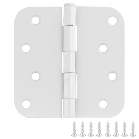 Design House 9-Pack 4" H x .625" Radius Butterfly Interior/Exterior Door Hinges, White