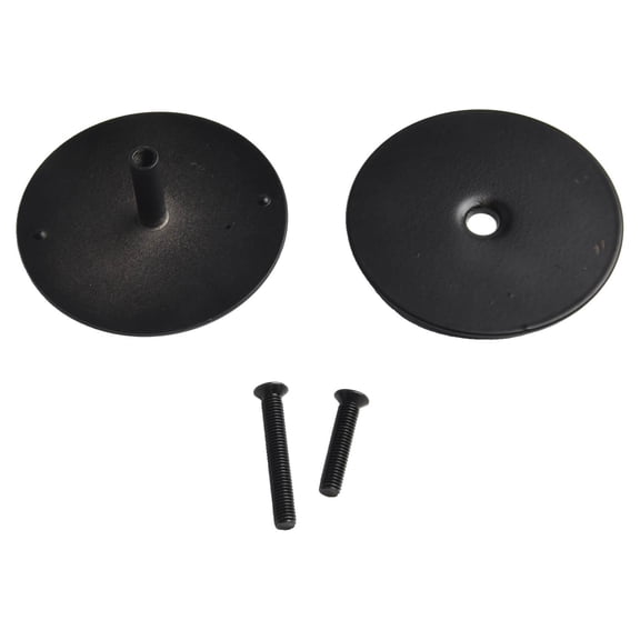Door Hole Cover Plate Diameter 2-5/8in Door Knob Hole Deadbolt Cover Metal