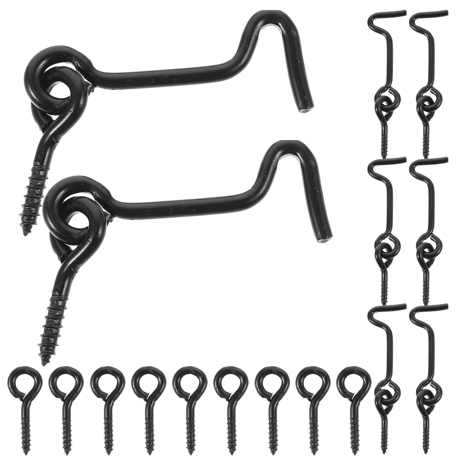 Door Hook Latch Lock for Window and Eye 4pcs 1.5