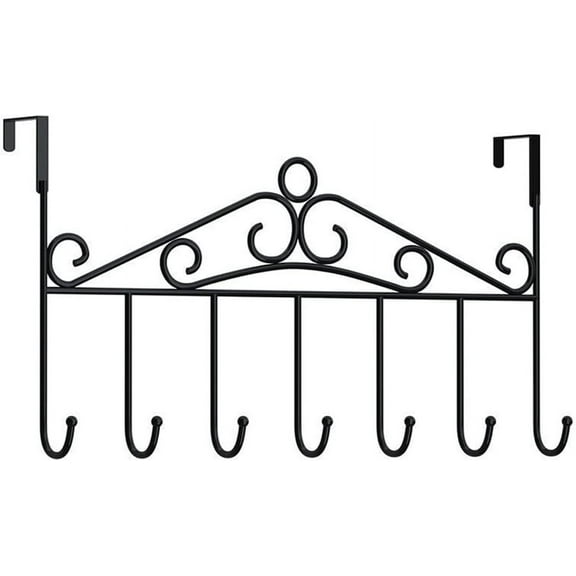 Over The Door Hook,Over Door Towel Rack,Over The Door Coat Rack,Door Hanger,Door Coat Hanger,Door Hooks for Hanging Clothes,Hanging Storage Rack for Hat,Robe Towels Hooks,Behind Back of Bathroom