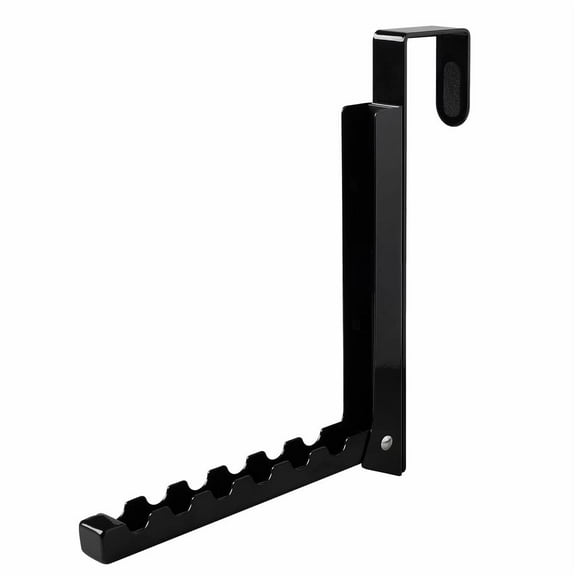 Over Door Hooks Hanger,Foldable Over Door Drying Laundry Hooks for Hanging Clothes 6 Groves Over Door Towel Racks for Clothes,Coat, Behind Back of Door Bathroom, Bag and Robe 2Pcs(White)