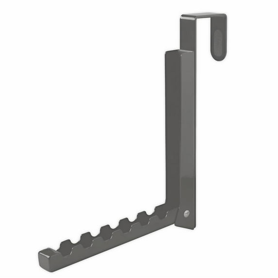 Over Door Hooks Hanger,Foldable Over Door Drying Laundry Hooks for Hanging Clothes 6 Groves Over Door Towel Racks for Clothes,Coat, Behind Back of Door Bathroom, Bag and Robe 2Pcs(White)