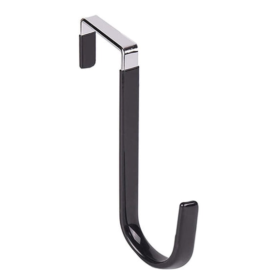 Over The Door Hooks Heavy Duty Door Hanger Hook Metal Organizer Rack for Clothes Towels Hats Coats Bags Bathroom Bedroom Kitchen Storage, No Drill Door Hanging Hook with Rubber Protection