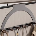 thumbnail image 1 of Over Door Hooks, No-Drill Wall Mounted Coat Rack, Heavy Duty Multi-Layer Space Saving Hanger for Clothes, Bags, Hats, Bedroom, Bathroom, Entryway, Home Organization Storage Solution, 1 of 8