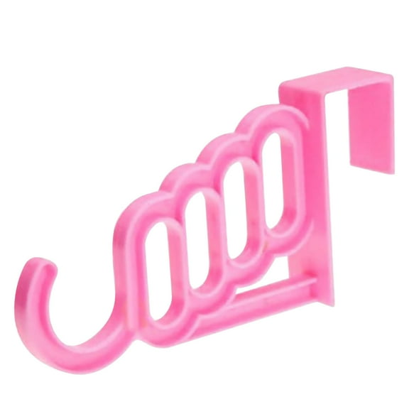 Over The Door Hooks, Plastic Hanging Hook, Over Door Clothes Holder Hanger, Extender Over-The-Door Closet,Sturdy Mounted Hanging Storage Organizer Rack for Clothes Coats Towels Hats Scarves Purses