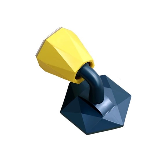 Door Jammers No Drill Floor Mounted Wall Protector Door Stopper Silent Collision Prevention Door Suction Device Modern Nordic Style Door Hardware for Bathroom Bedroom Home Office(Blue)