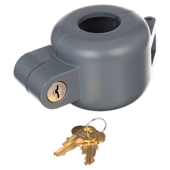 Door Knob Lock-Out Device, Diecast Construction, Gray Painted Color