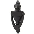 thumbnail image 1 of Door Knocker with 160° Viewer, 4 Inches, Matte Black by Stone Harbor Hardware, 1 of 2