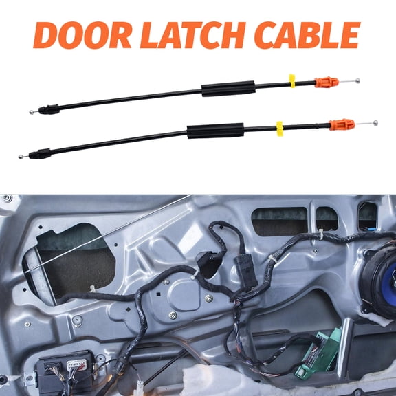 Door Latch Cables LH+RH Front For 2007-2013 Chevy Silverado 1500 2500 HD 3500 HD