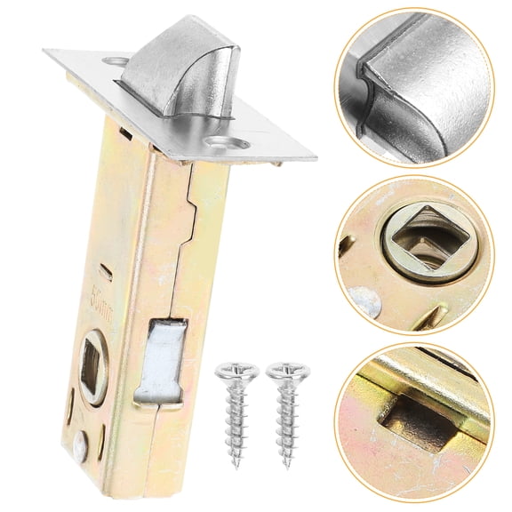 PENIKOKO Adjustable Tubular Door Latch Lock for Interior Doors, Metal Handle Lock with Sleek Finish for Home Use