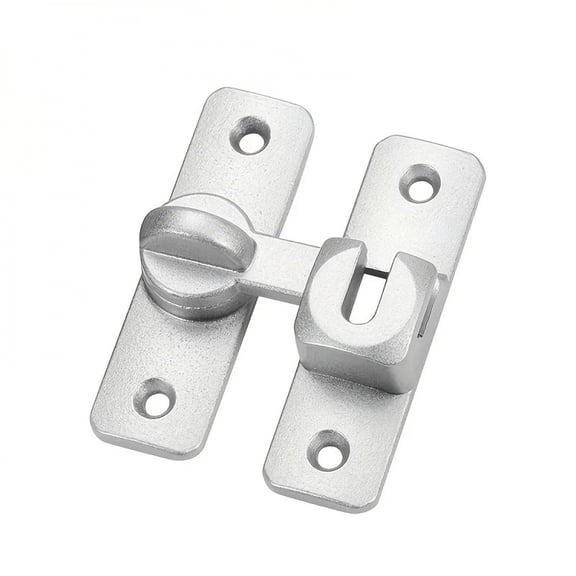 Door Latch No-Drill Thickened Universal Snap Lock Anti-Theft Security Door Catch Bathroom Cabinet Lock Window Door Latch