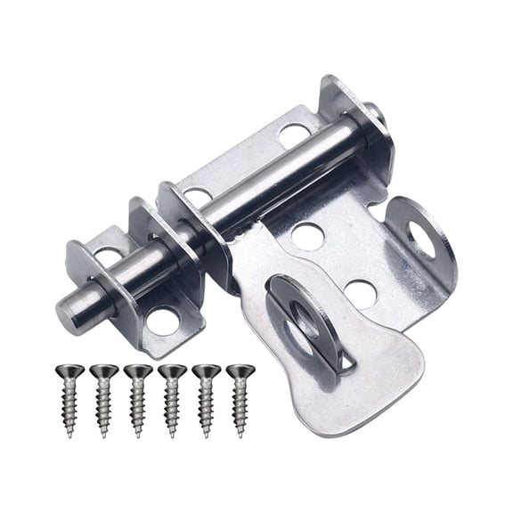 Door Latch Sliding Lock Sliding Bolt Gate Latch Hardware Heavy Duty Slidd Bolt Gate Lock Door latches for Home, Wooden Fences, Shed, Garden
