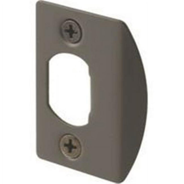 Door knob strike clearance plate