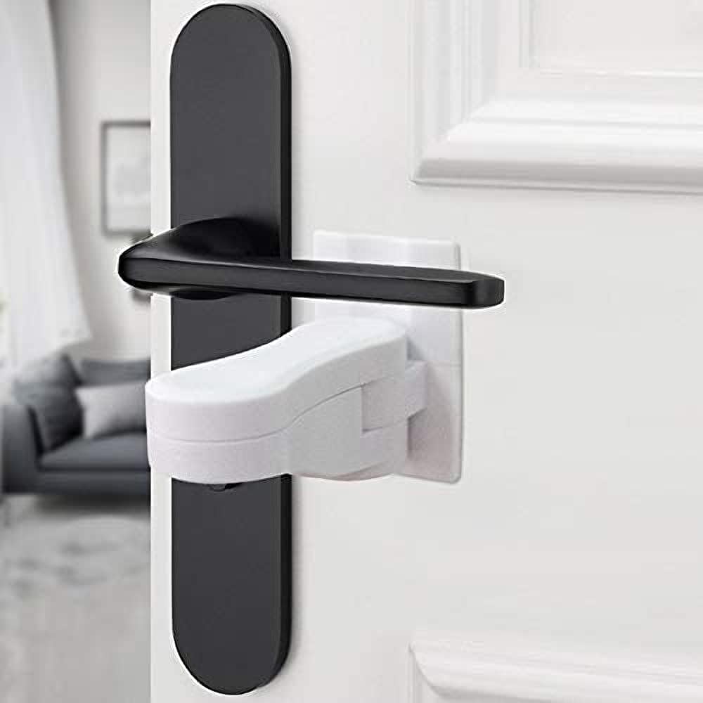Door Lever Child Lock, Baby Proofing Door Locks Deter Kids Pets from