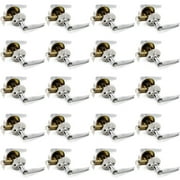 Door Lever Lara Chrome Keyed Door Handle 20 Pack by Villar Home Designs