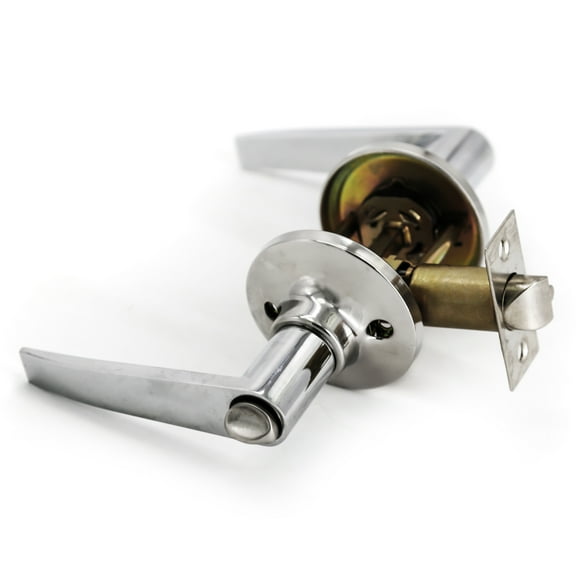 Door Lever Lara Chrome Keyed Door Handle by Villar Home Designs