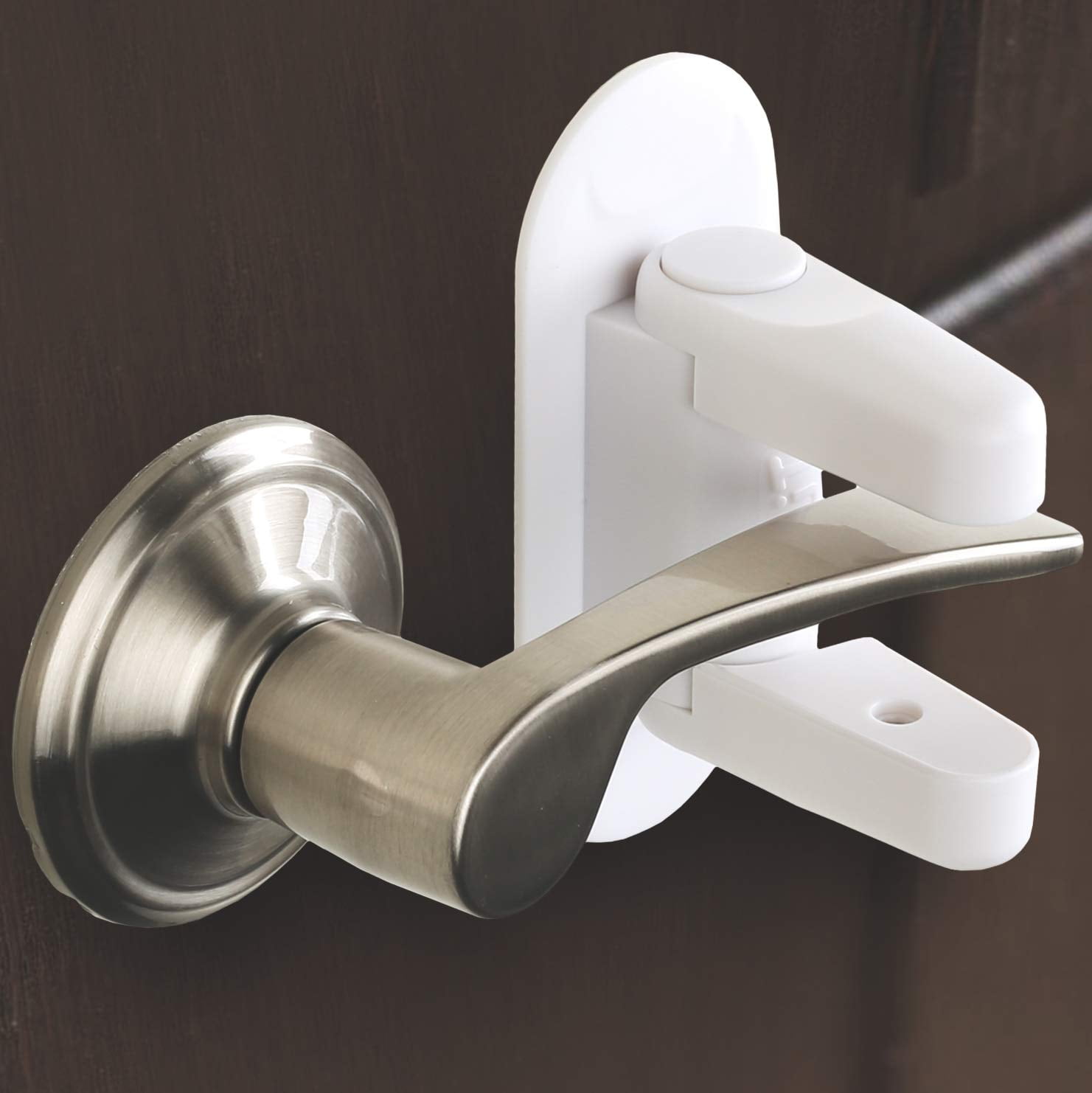 DOOR MONKEY Child Proof Door Lock & Pinch Guard - For Door Knobs