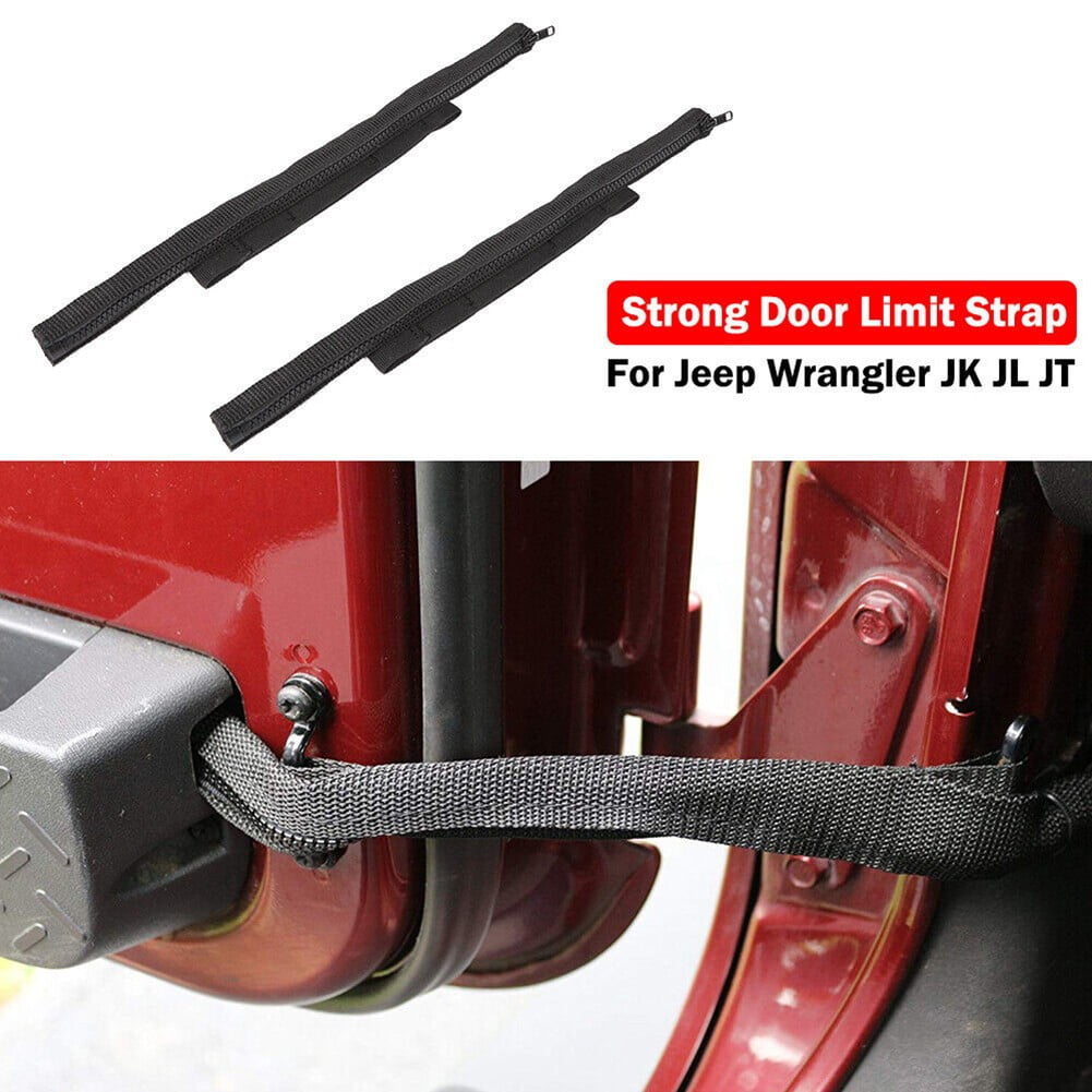 Door Limiting Straps Swing Door Check Limiter for Jeep Wrangler JK JL