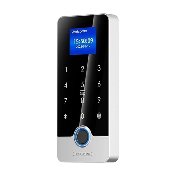 Door Lock Access Control System Kits with Screen Bluetooth Keyboard Fingerprint IC Card Reader Metal ,Easy to Use