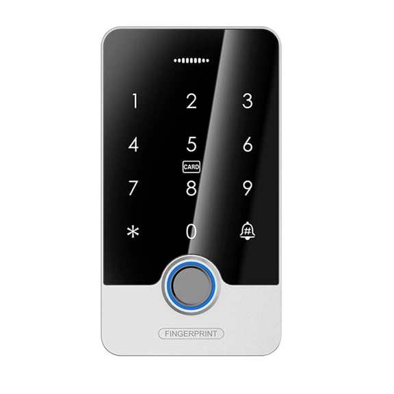 Door Lock Access Control System Kits with Screen Bluetooth Keyboard Fingerprint IC Card Reader Metal